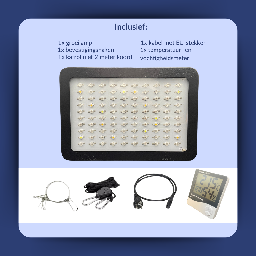 Groeilamp 600 watt - full spectrum - 31 x 21 cm