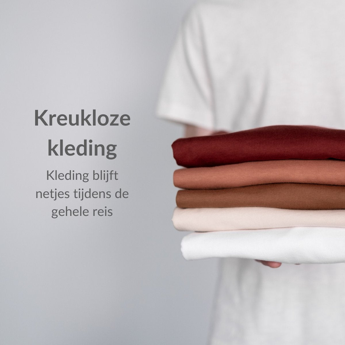 Packing cubes met compressierits - 6-delig - beige