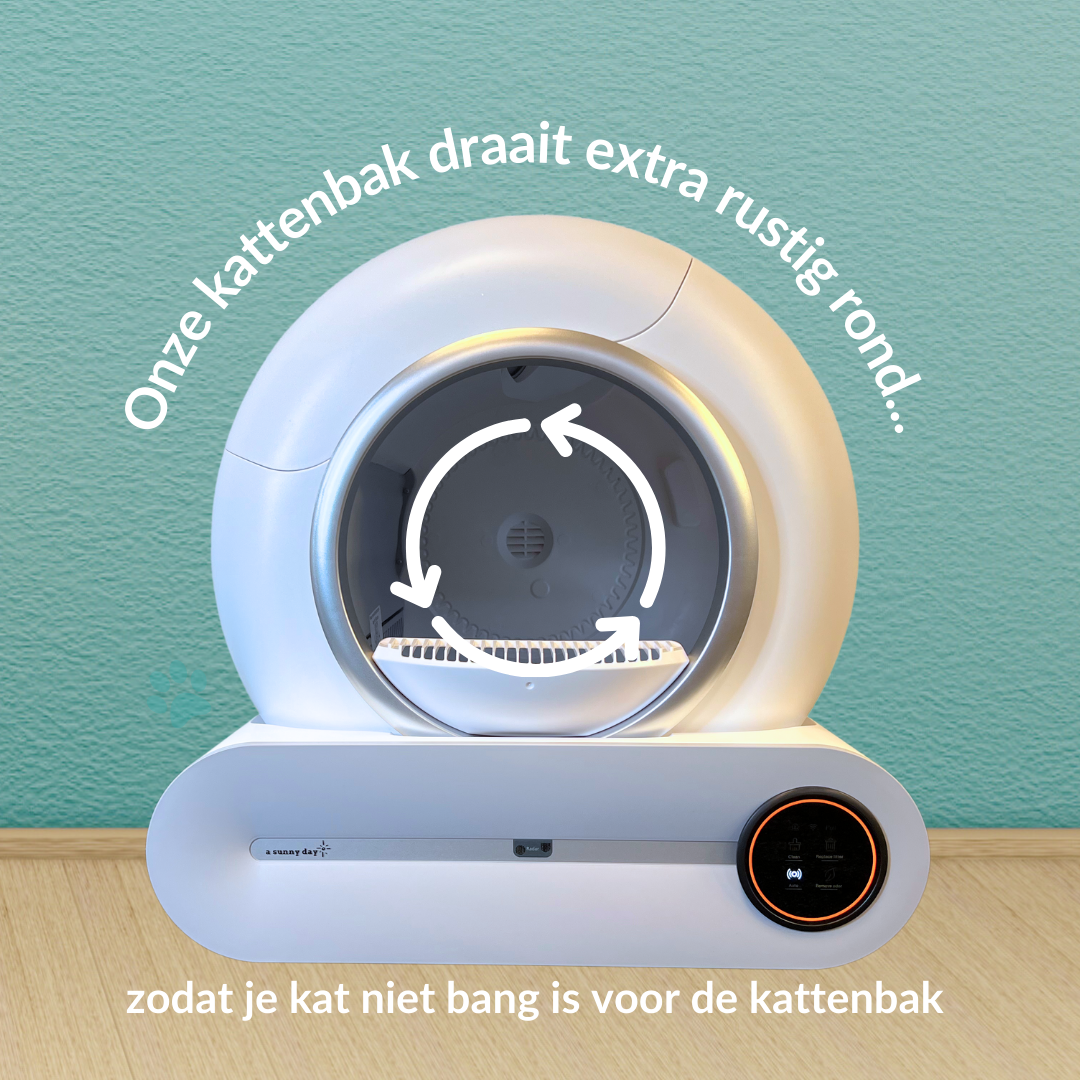 Zelfreinigende kattenbak - 65 Liter
