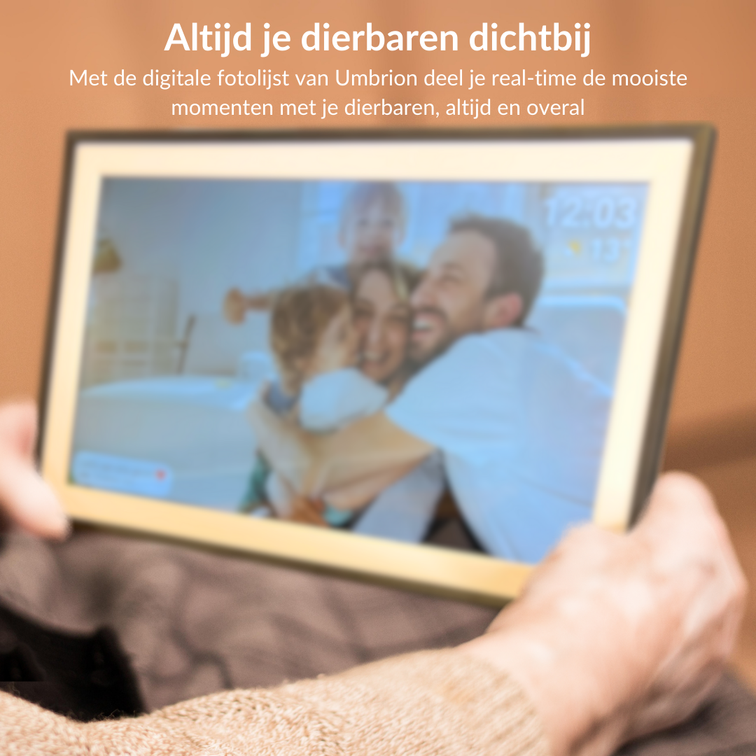 UMBRION digitale fotolijst met WiFi - 15.6 inch