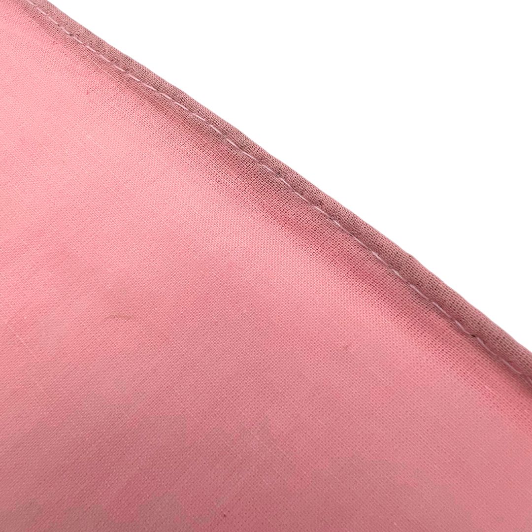 Katoenen vlaggetjes - roze - 10 meter vlaggenlijn