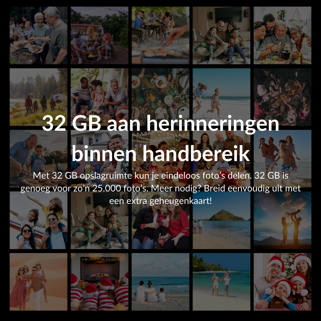 UMBRION digitale fotolijst met WiFi - 15.6 inch