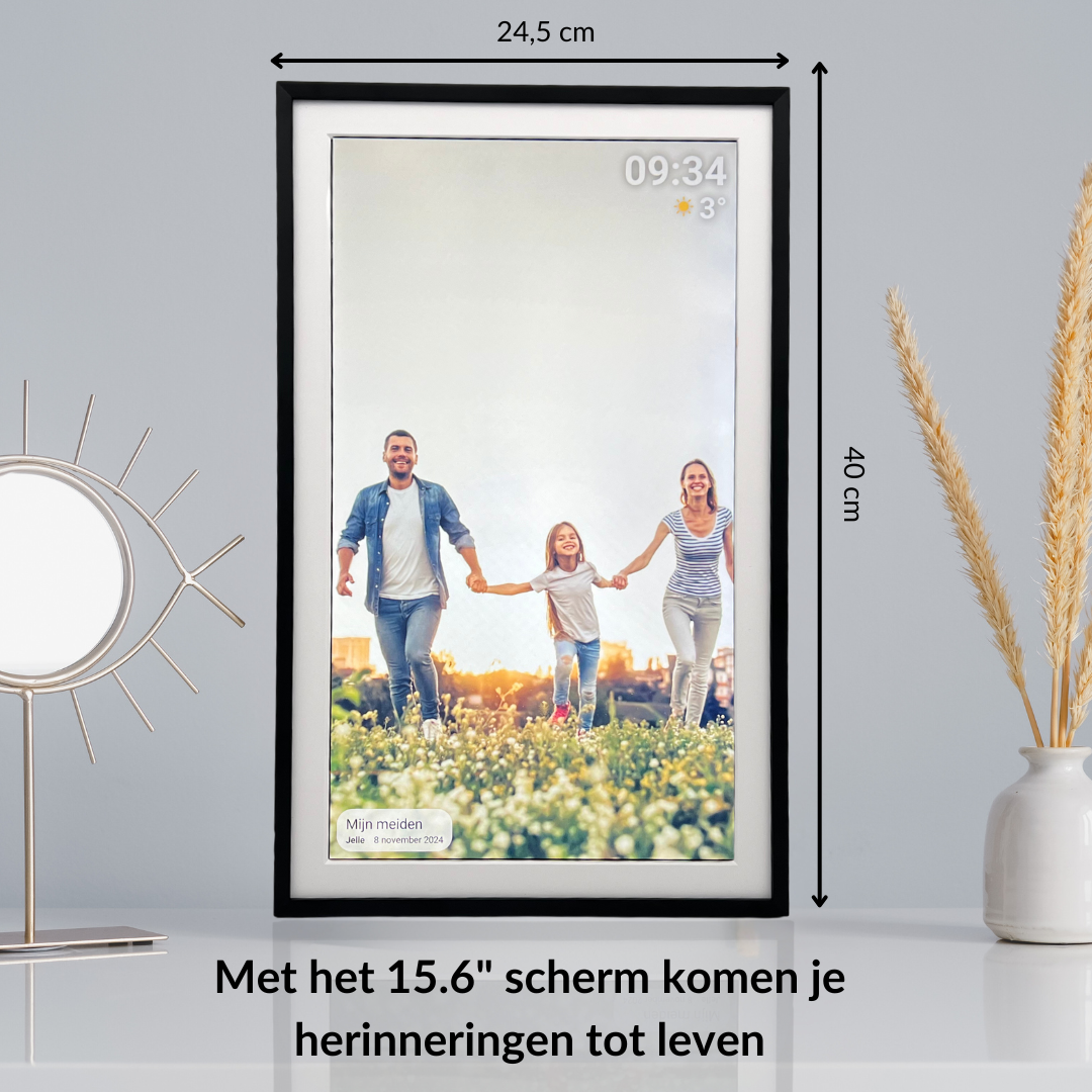 UMBRION digitale fotolijst met WiFi - 15.6 inch
