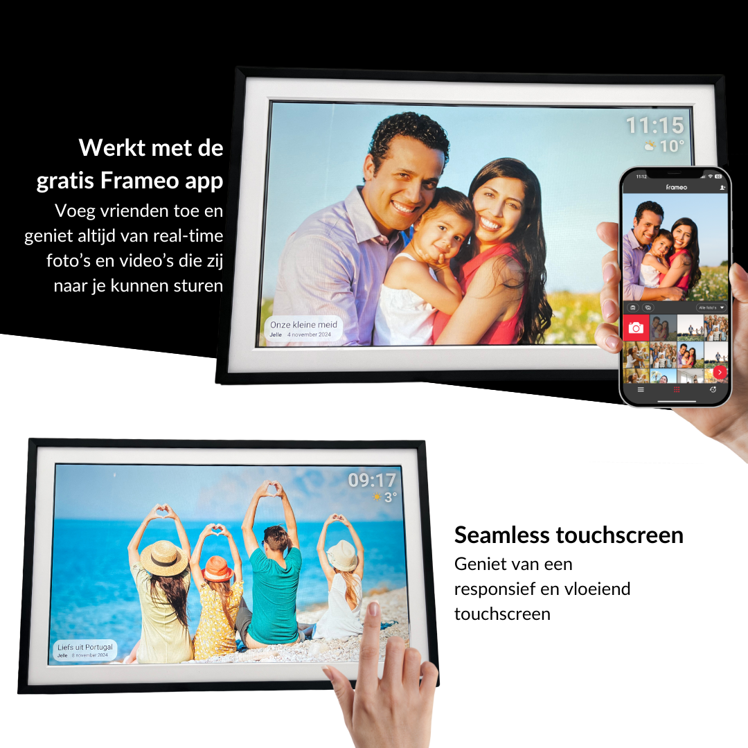 UMBRION digitale fotolijst met WiFi - 15.6 inch