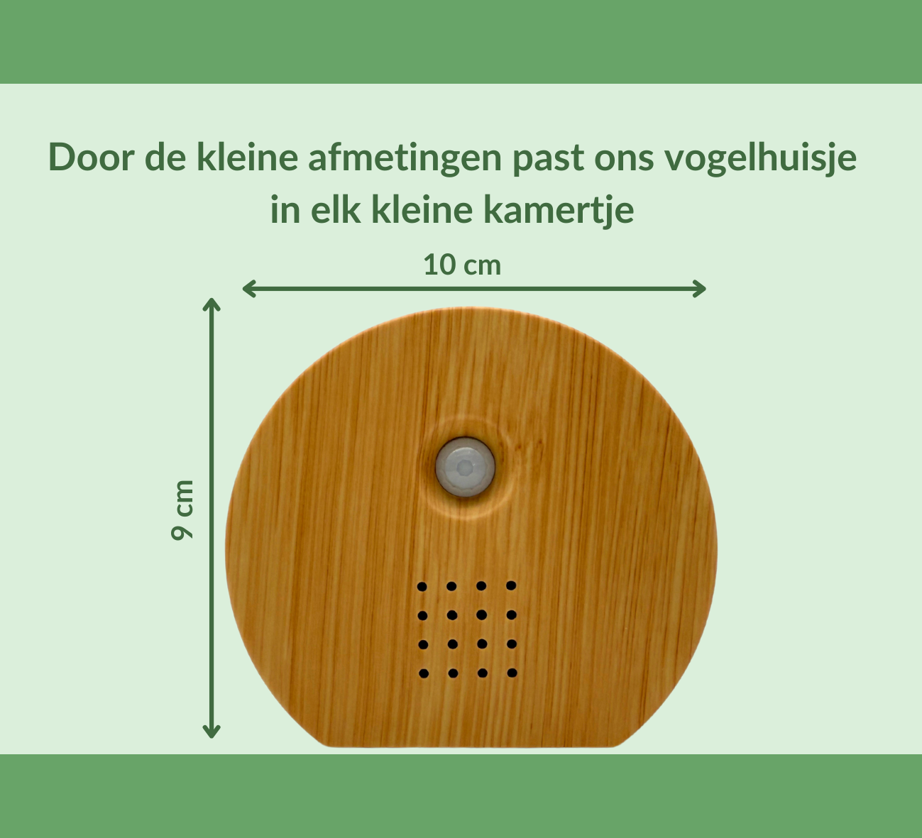 Vogelhuisje met geluid - inclusief sensor