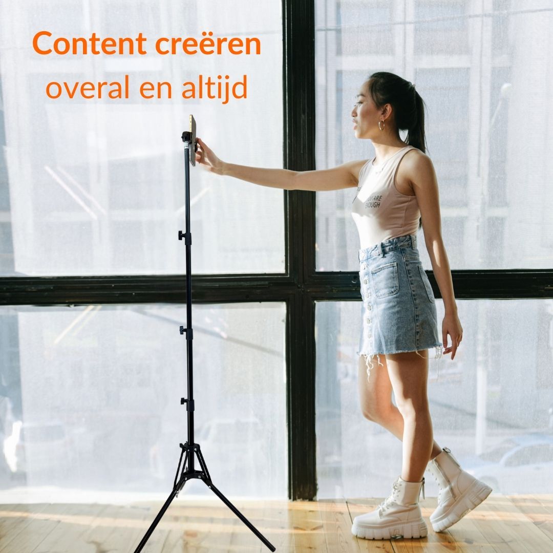 Statief voor smartphone en camera - 160 cm