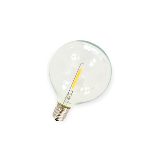 led lichtbronnen XL voor 7,5 en 15 meter lichtsnoer - 1 stuk - E12 fitting - glas