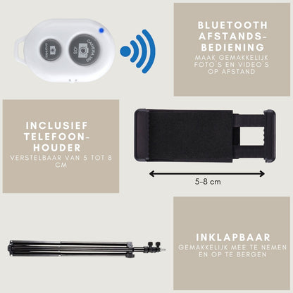 Statief voor smartphone en camera - 200 cm