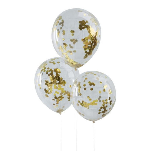 Gouden confetti ballonnen